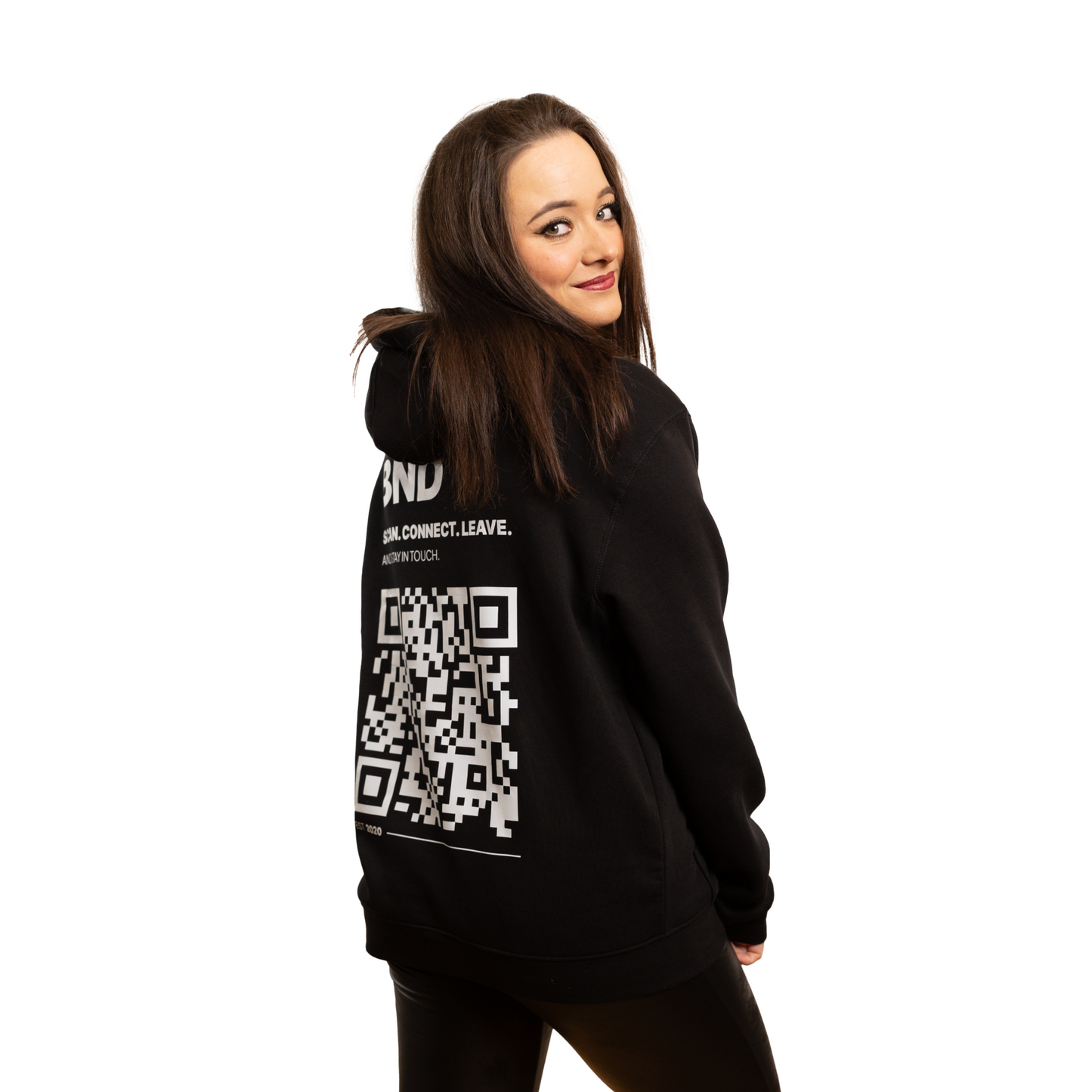 Bond QR Hoodie – Black – Limited Edition