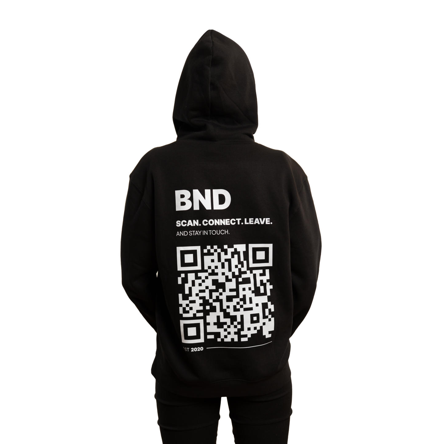 Bond QR Hoodie – Black – Limited Edition